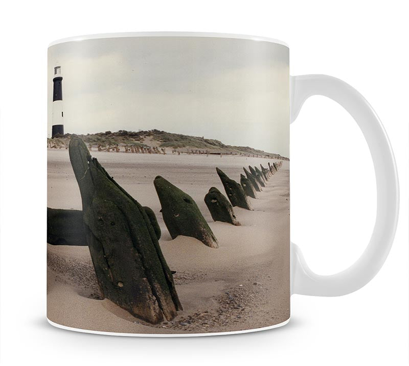 Spurn Point Lighthouse Mug - Canvas Art Rocks - 1