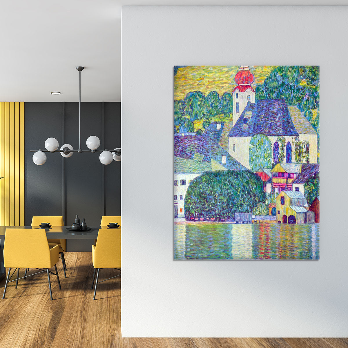 St. Wolfgang Church by Klimt Canvas Print or Poster - Canvas Art Rocks - 4