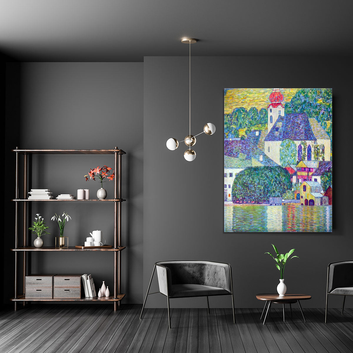 St. Wolfgang Church by Klimt Canvas Print or Poster - Canvas Art Rocks - 5