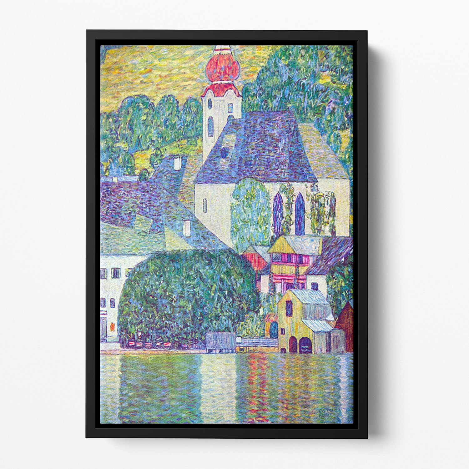 St. Wolfgang Church by Klimt Floating Framed Canvas
