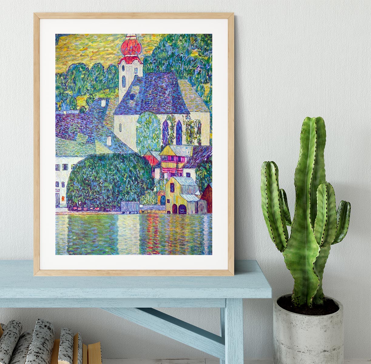 St. Wolfgang Church by Klimt Framed Print - Canvas Art Rocks - 3