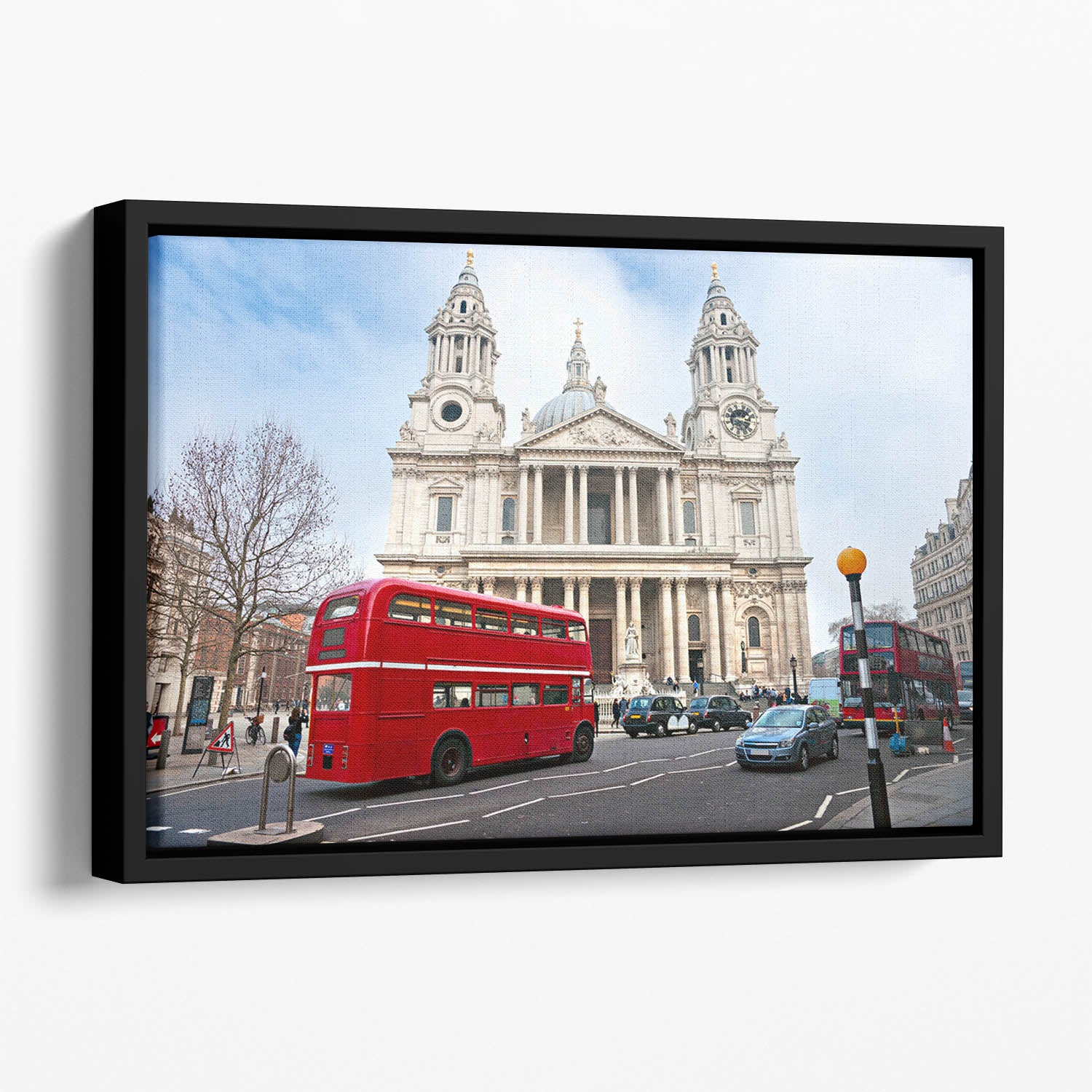 St Paul Cathedral Floating Framed Canvas