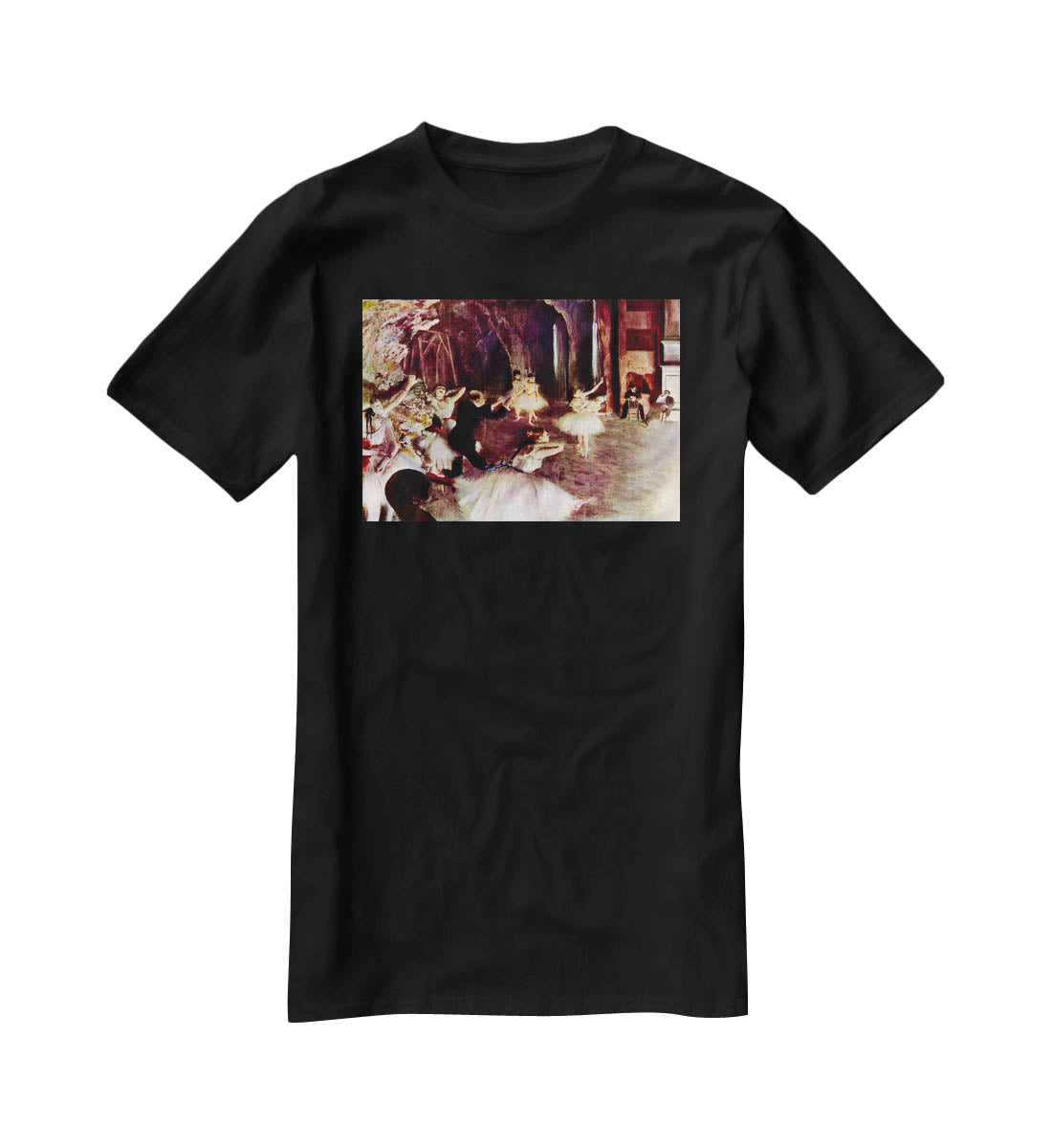 Stage trial by Degas T-Shirt - Canvas Art Rocks - 1