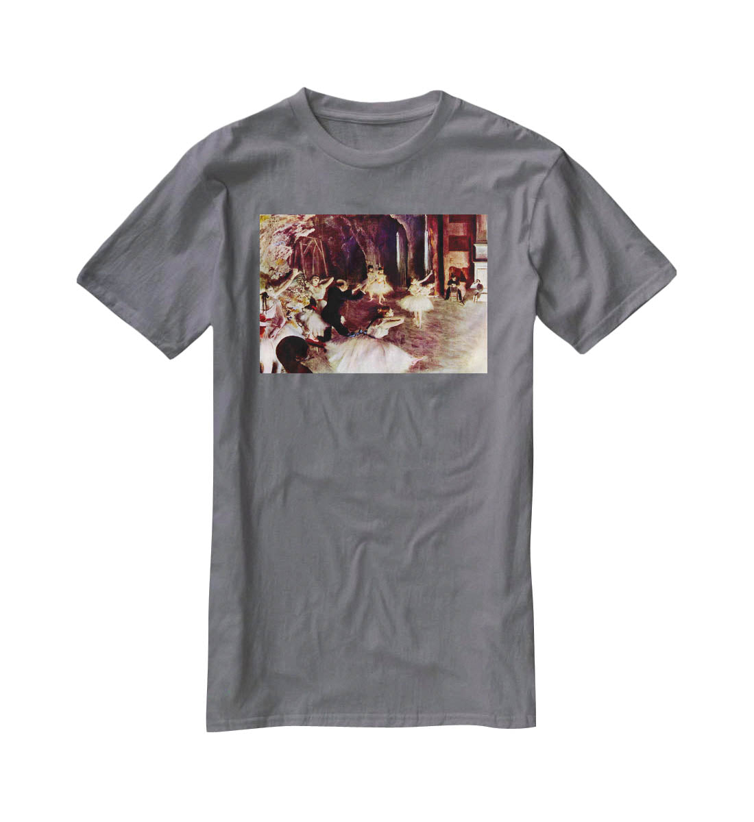 Stage trial by Degas T-Shirt - Canvas Art Rocks - 3