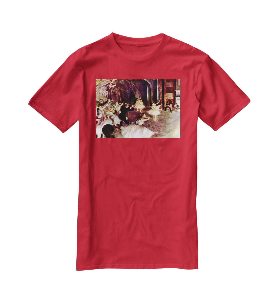 Stage trial by Degas T-Shirt - Canvas Art Rocks - 4