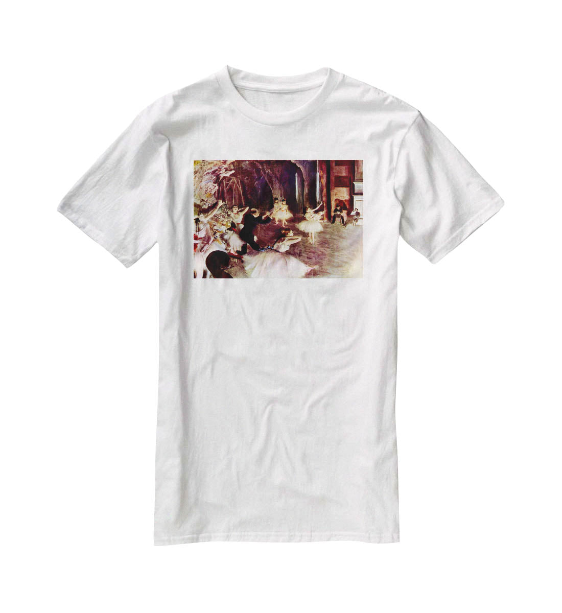 Stage trial by Degas T-Shirt - Canvas Art Rocks - 5