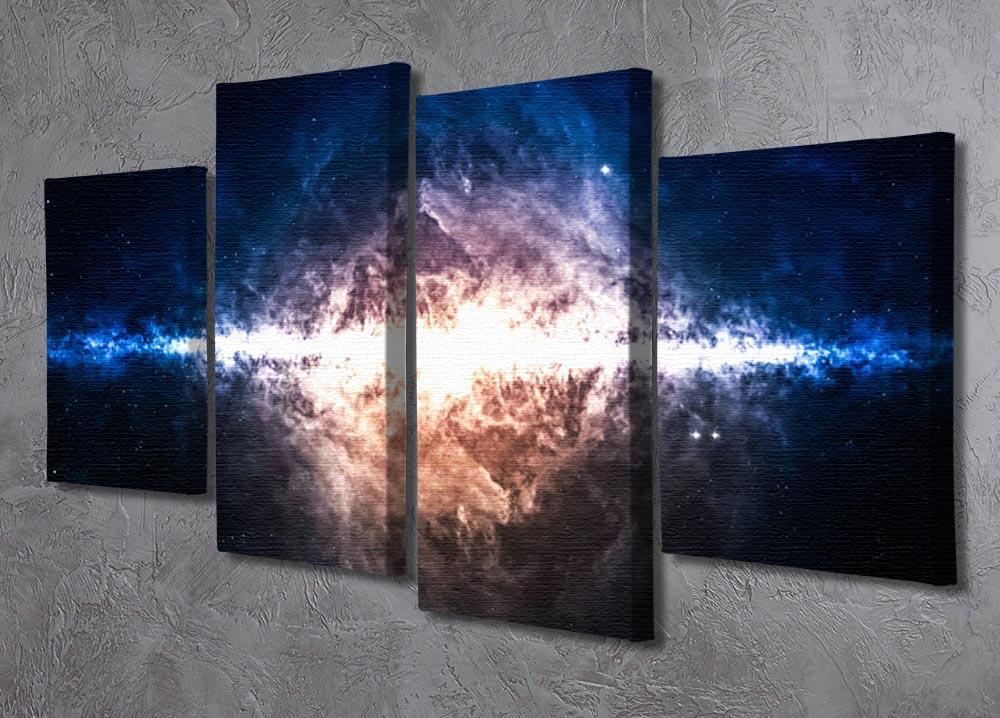 Star field in deep space 4 Split Panel Canvas - Canvas Art Rocks - 2
