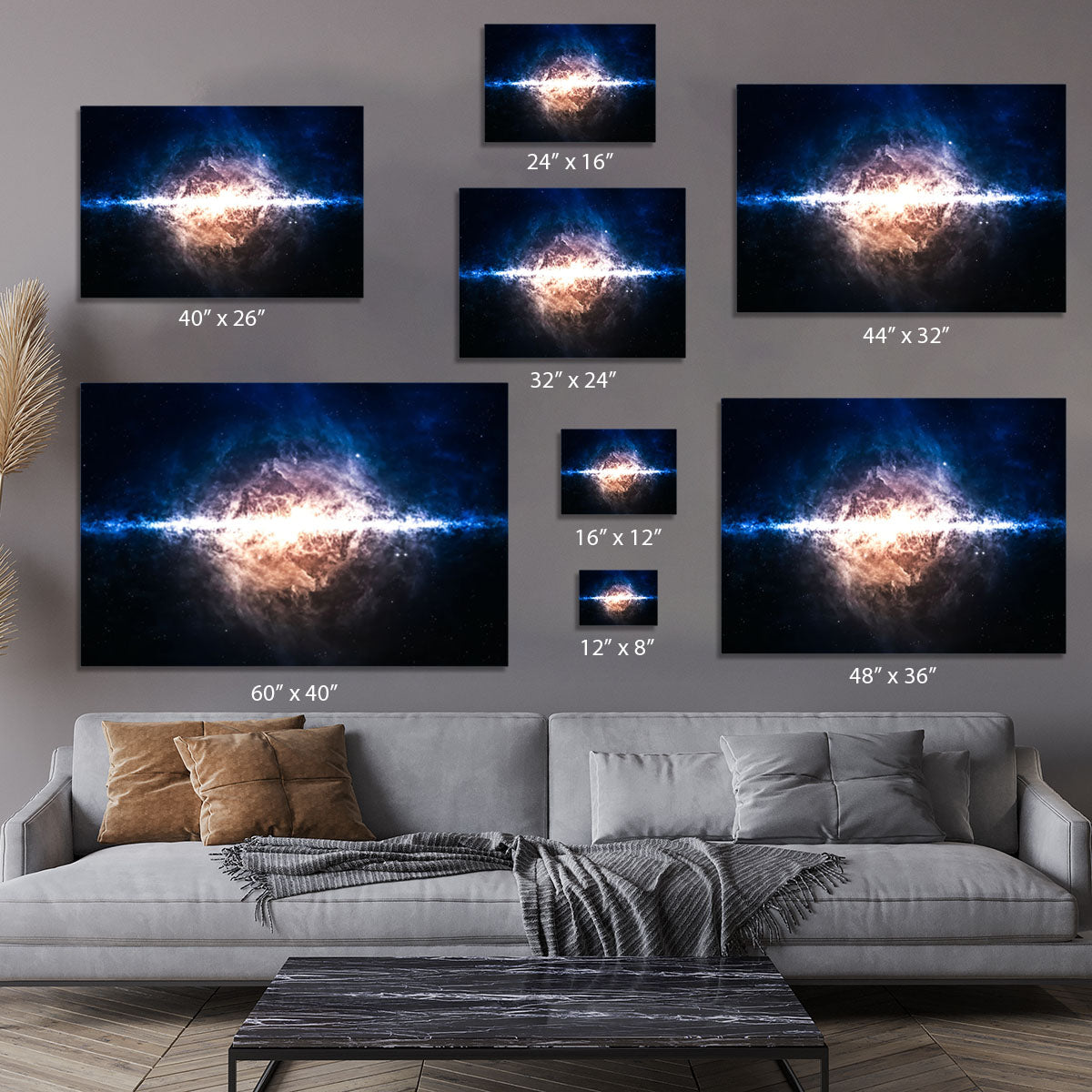 Star field in deep space Canvas Print or Poster - Canvas Art Rocks - 7