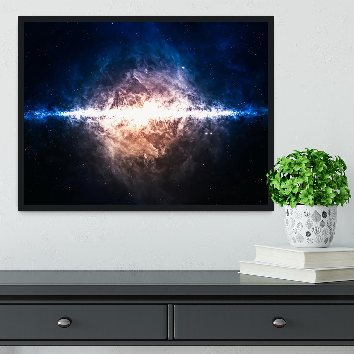 Star field in deep space Framed Print - Canvas Art Rocks - 2