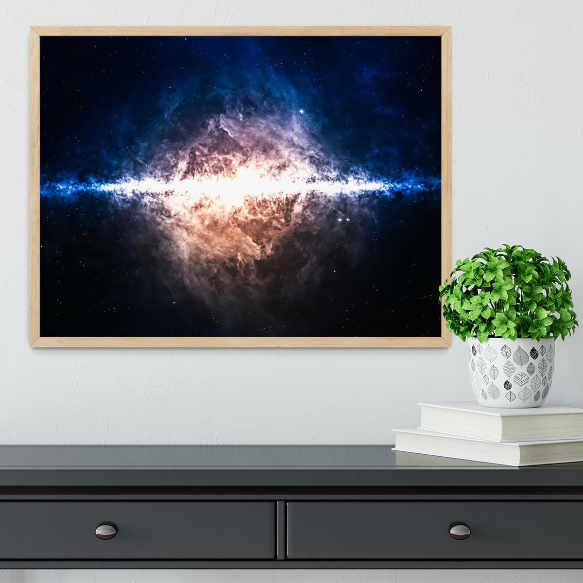 Star field in deep space Framed Print - Canvas Art Rocks - 4