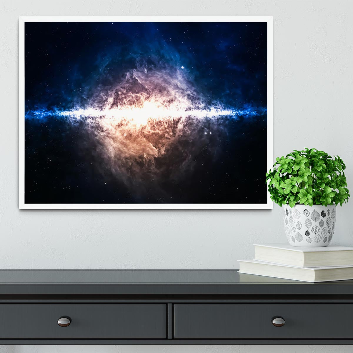 Star field in deep space Framed Print - Canvas Art Rocks -6