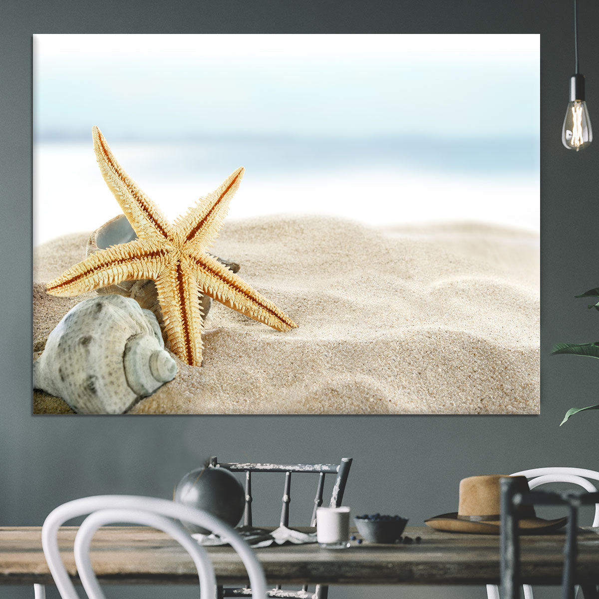 Starfish on the Beach Canvas Print or Poster - Canvas Art Rocks - 3