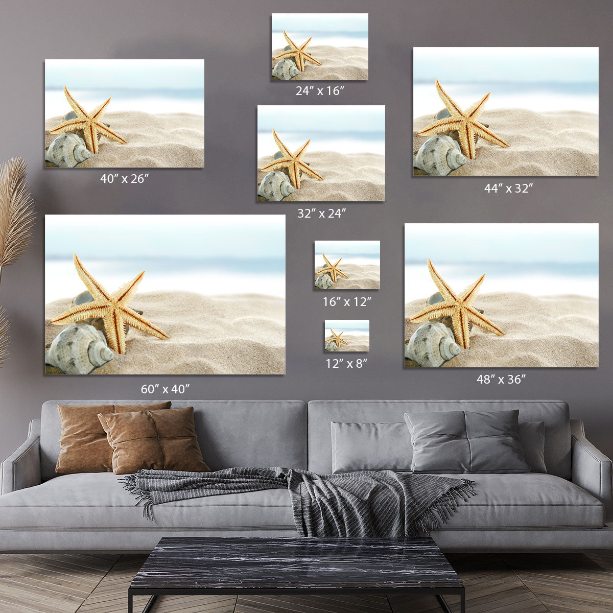 Starfish on the Beach Canvas Print or Poster - Canvas Art Rocks - 7
