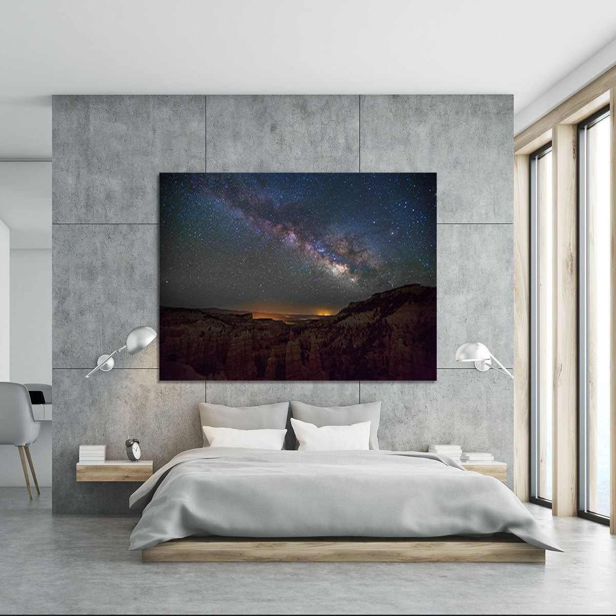 Starry Mountains Canvas Print or Poster - Canvas Art Rocks - 5