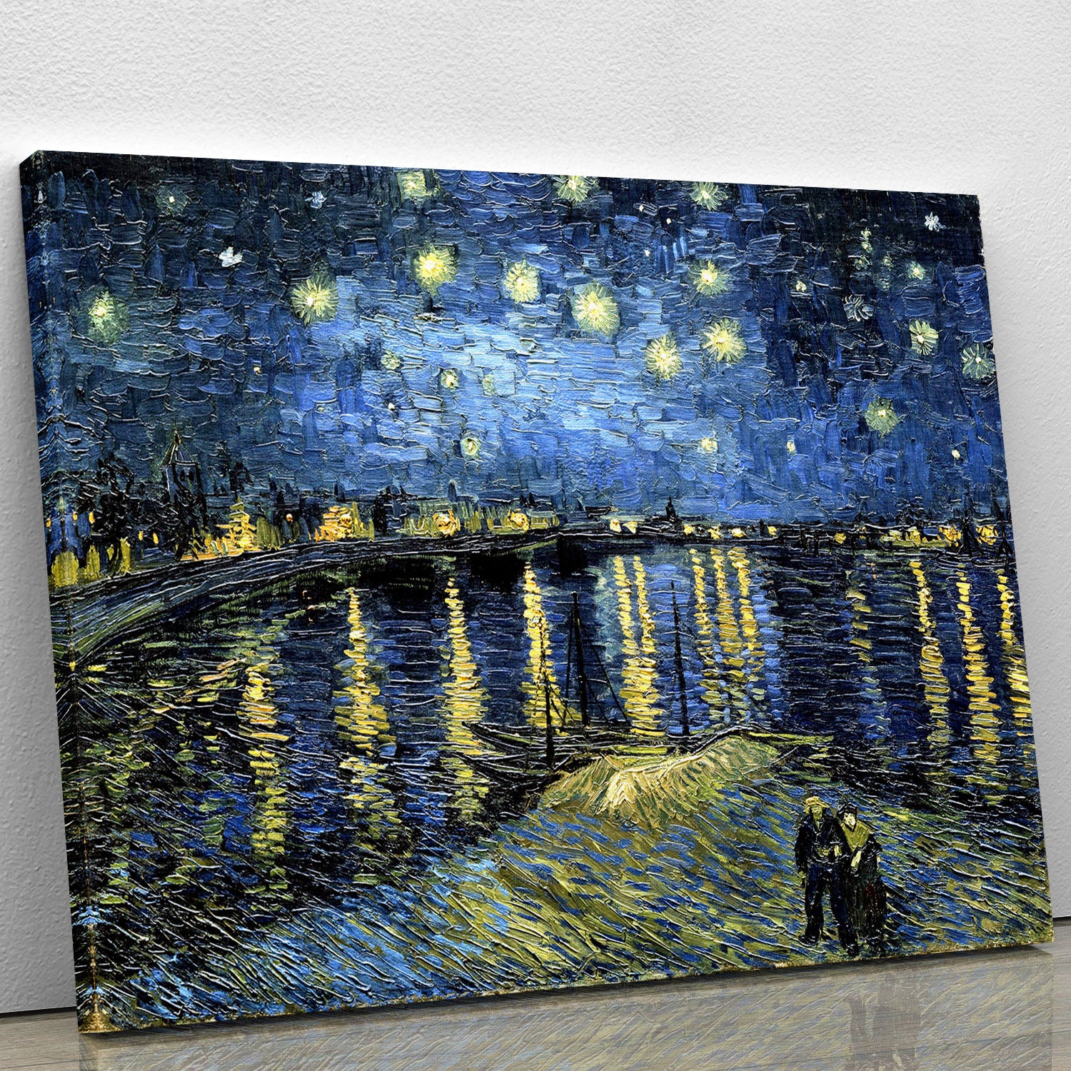 Starry Night over the Rhone Canvas Print or Poster - Canvas Art Rocks - 1