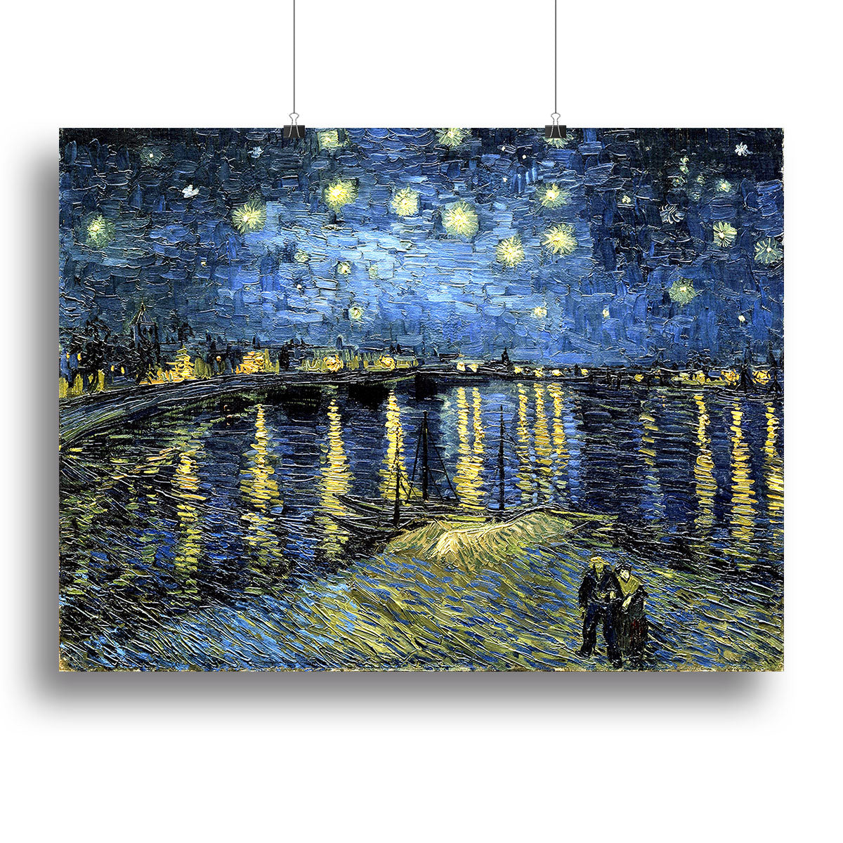 Starry Night over the Rhone Canvas Print or Poster - Canvas Art Rocks - 2