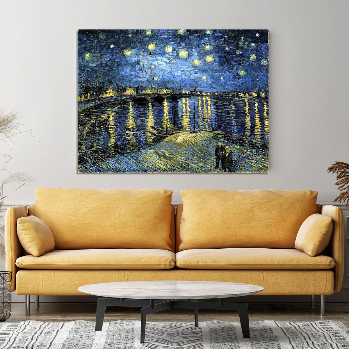 Starry Night over the Rhone Canvas Print or Poster - Canvas Art Rocks - 4
