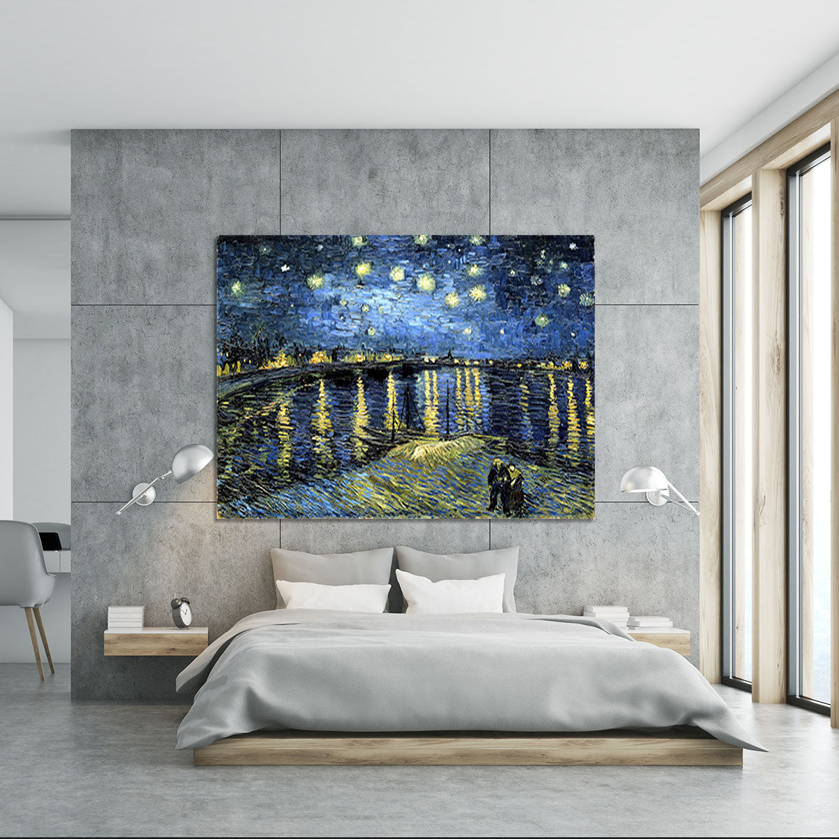 Starry Night over the Rhone Canvas Print or Poster - Canvas Art Rocks - 5