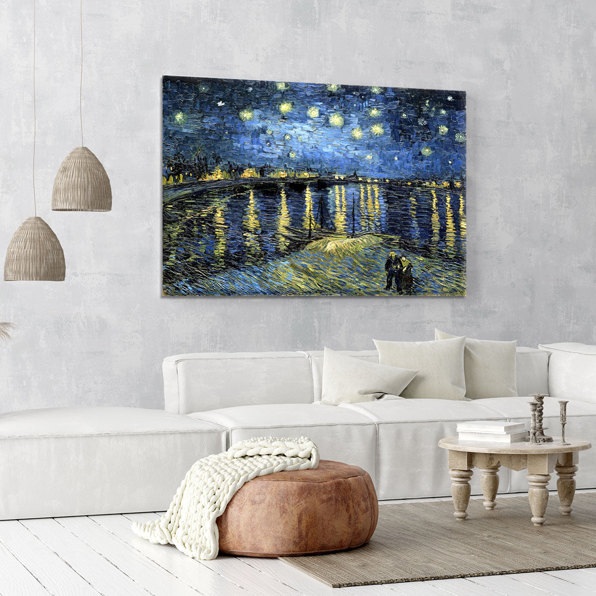 Starry Night over the Rhone Canvas Print or Poster - Canvas Art Rocks - 6
