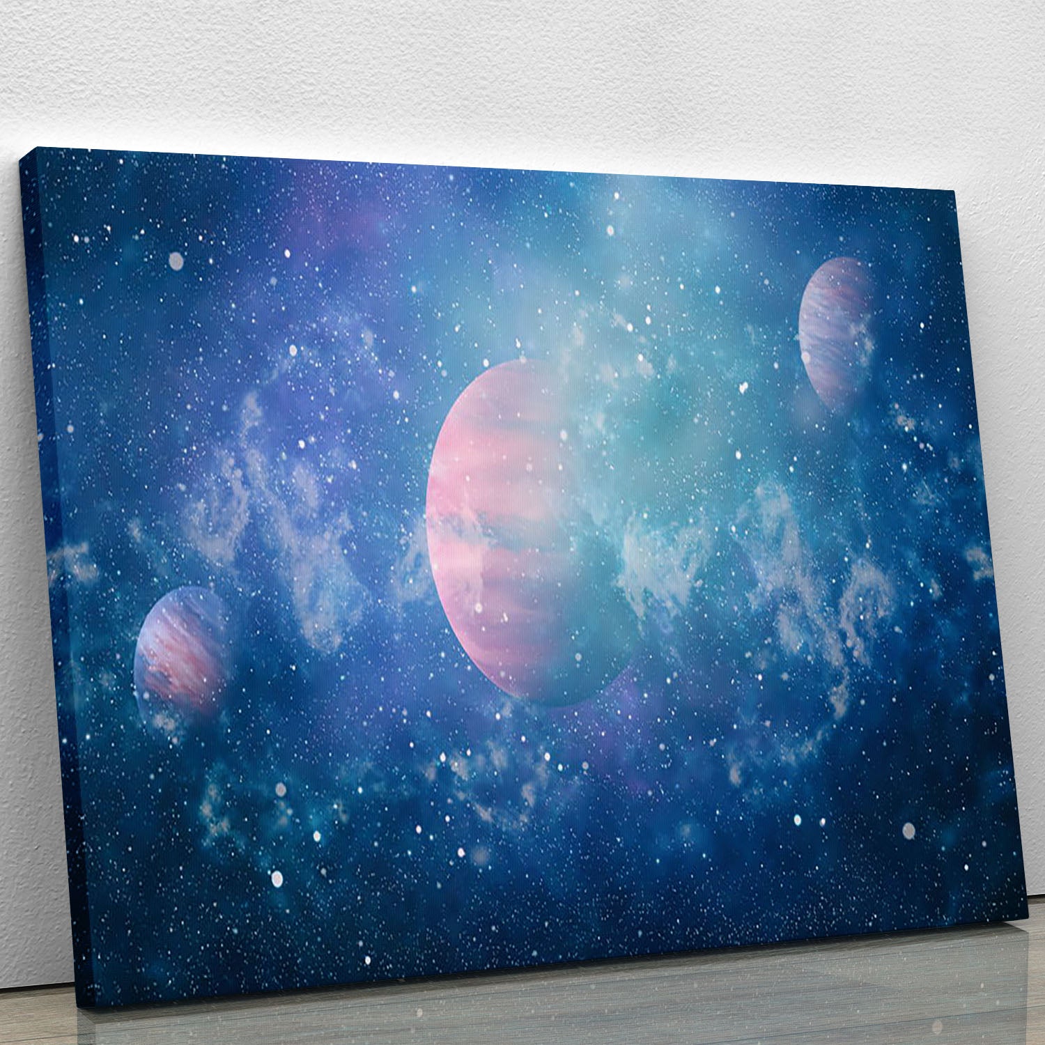 Stary Planet Space Canvas Print or Poster - Canvas Art Rocks - 1