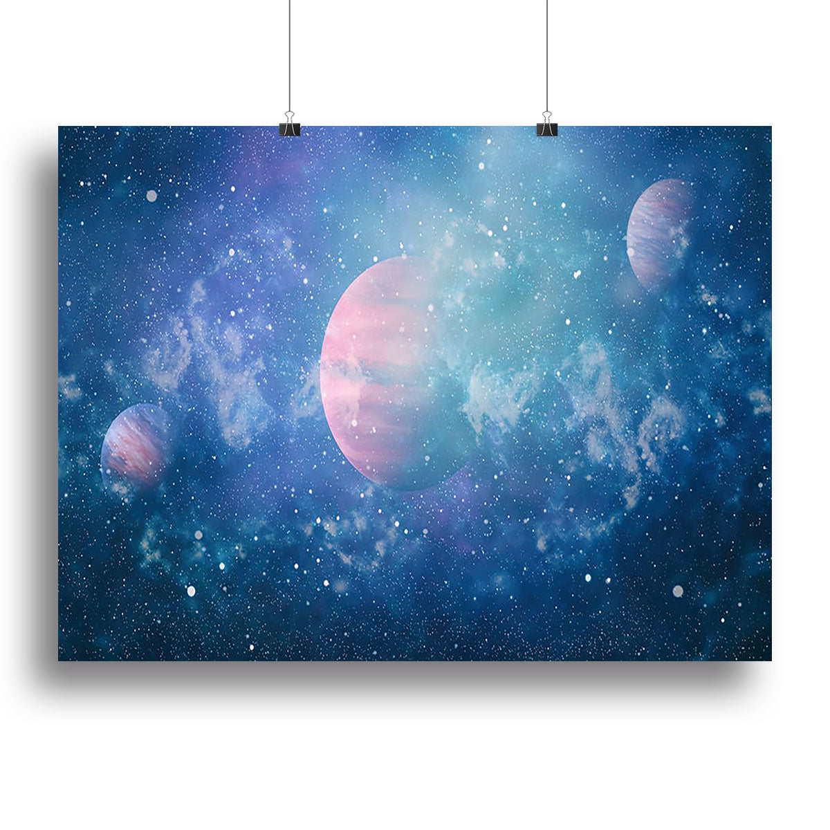Stary Planet Space Canvas Print or Poster - Canvas Art Rocks - 2