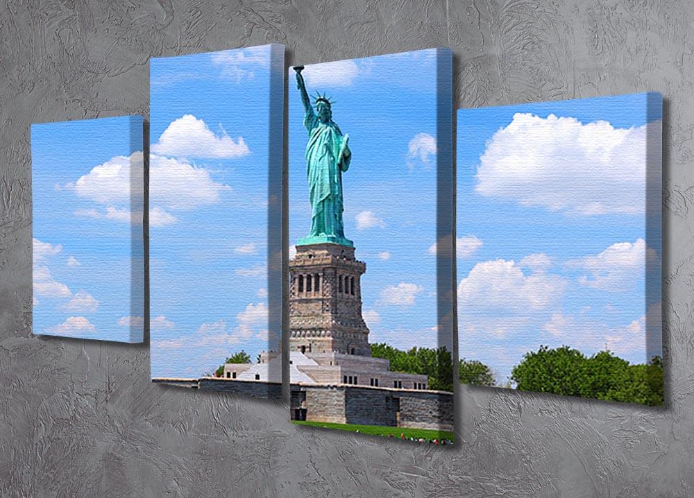 Statue of Liberty 4 Split Panel Canvas  - Canvas Art Rocks - 2