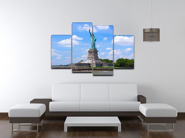 Statue of Liberty 4 Split Panel Canvas  - Canvas Art Rocks - 3