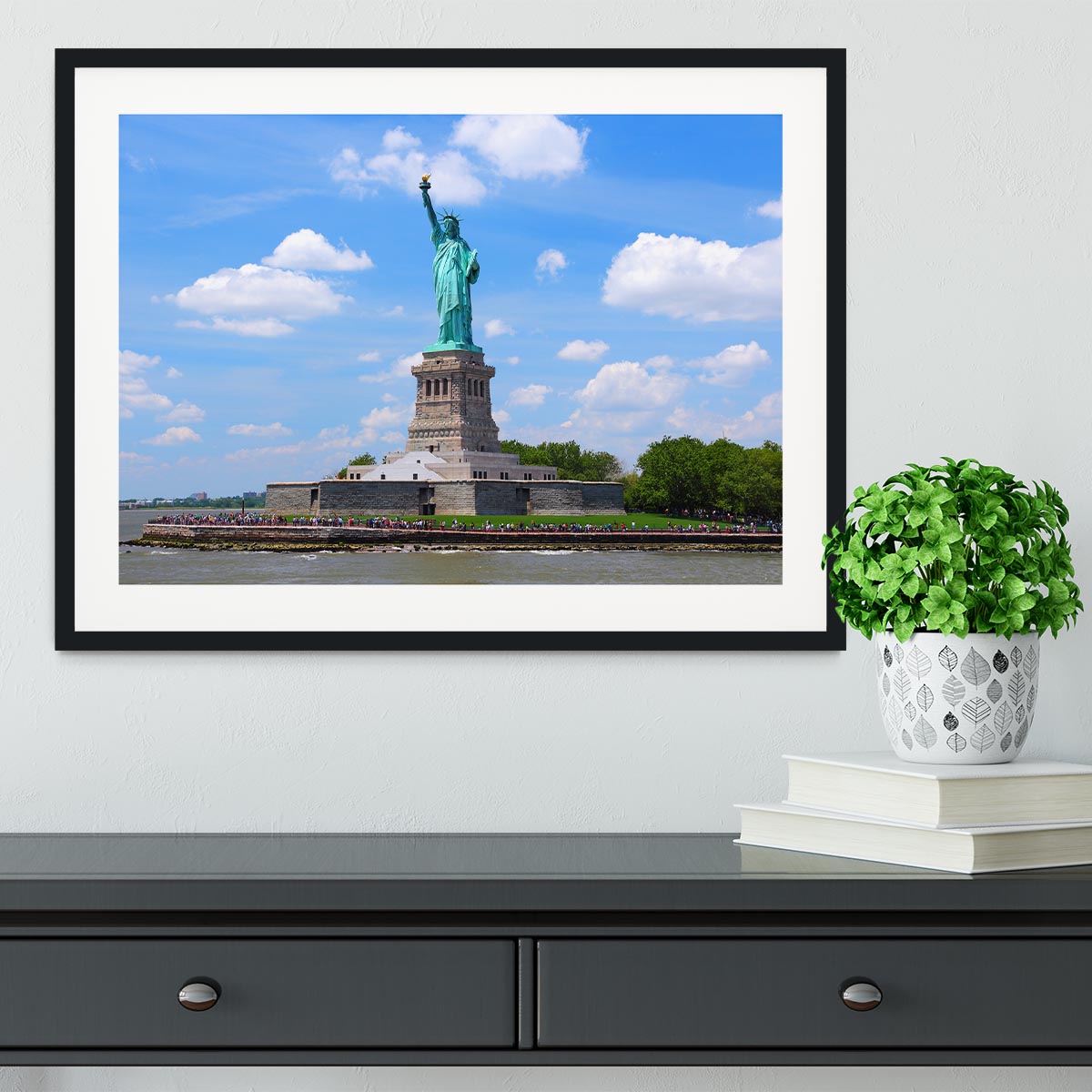 Statue of Liberty Framed Print - Canvas Art Rocks - 1