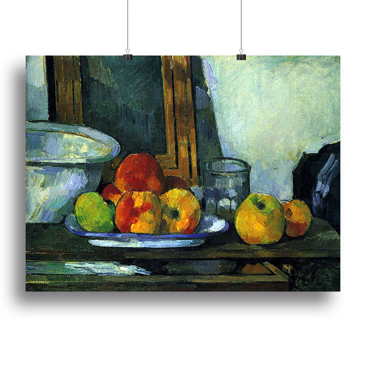 Still-life with an open drawer by Cezanne Canvas Print or Poster - Canvas Art Rocks - 2