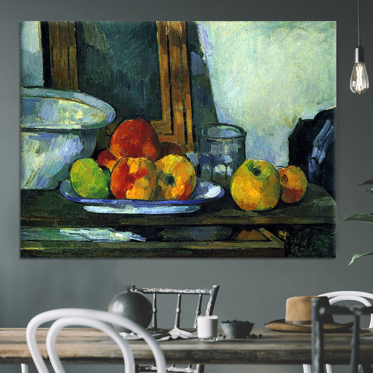 Still-life with an open drawer by Cezanne Canvas Print or Poster - Canvas Art Rocks - 3