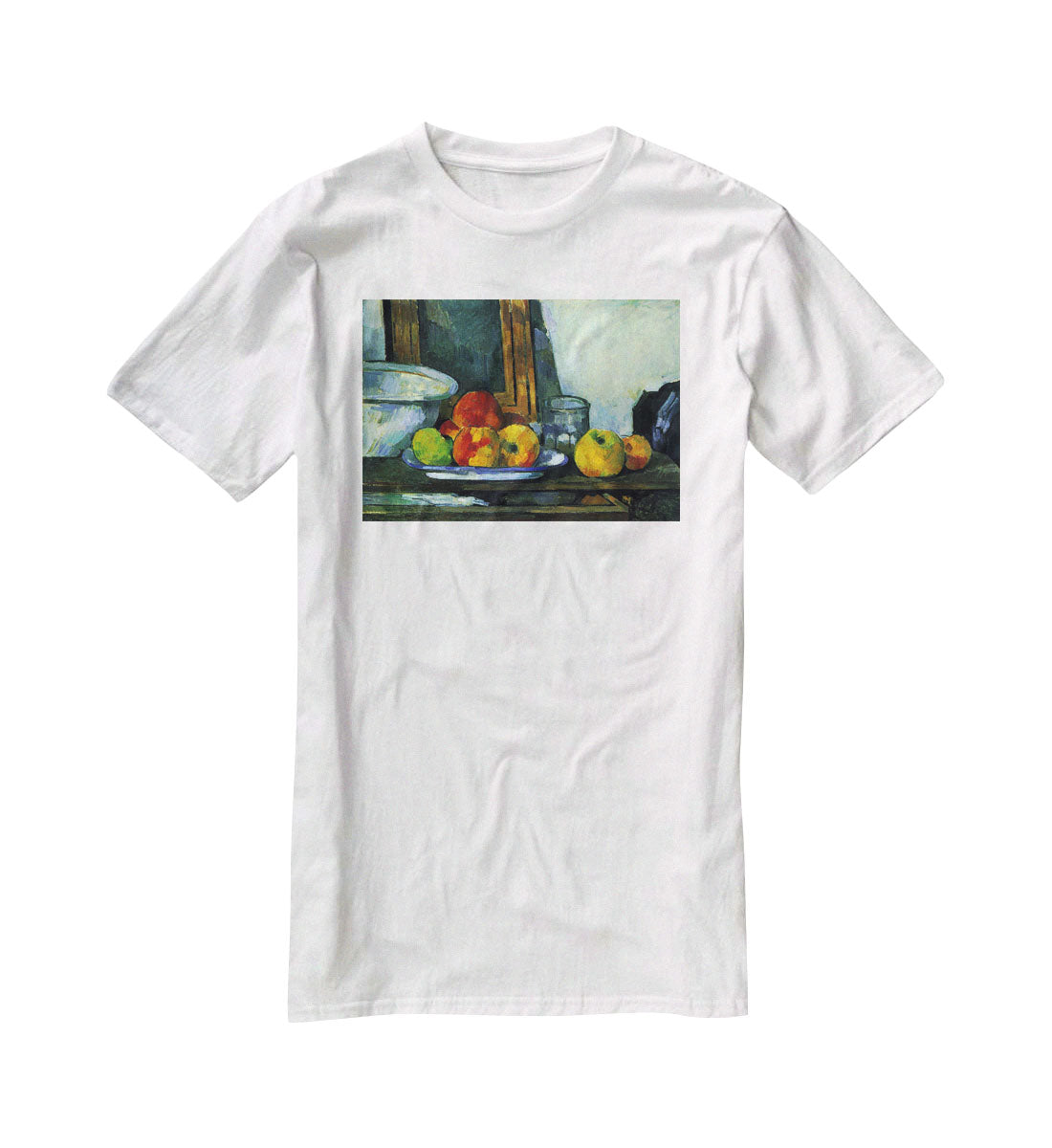 Still-life with an open drawer by Cezanne T-Shirt - Canvas Art Rocks - 5