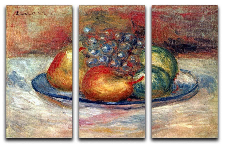 Still Life 1 by Renoir 3 Split Panel Canvas Print - Canvas Art Rocks - 1