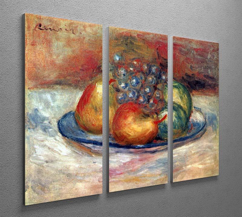 Still Life 1 by Renoir 3 Split Panel Canvas Print - Canvas Art Rocks - 2