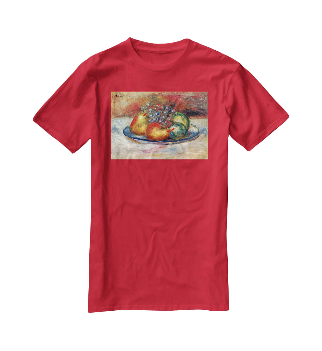Still Life 1 by Renoir T-Shirt - Canvas Art Rocks - 4
