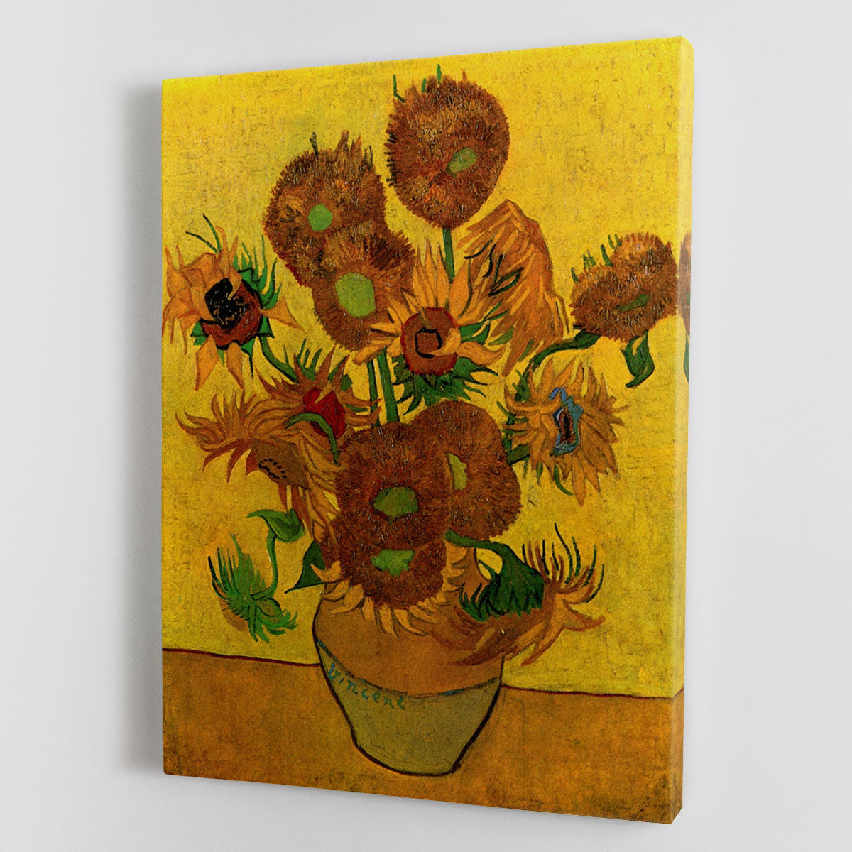 Still Life Vase with Fifteen Sunflowers by Van Gogh Canvas Print or Poster - Canvas Art Rocks - 1