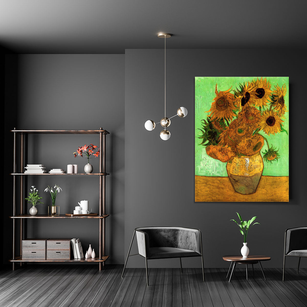 Still Life Vase with Twelve Sunflowers 2 by Van Gogh Canvas Print or Poster - Canvas Art Rocks - 5