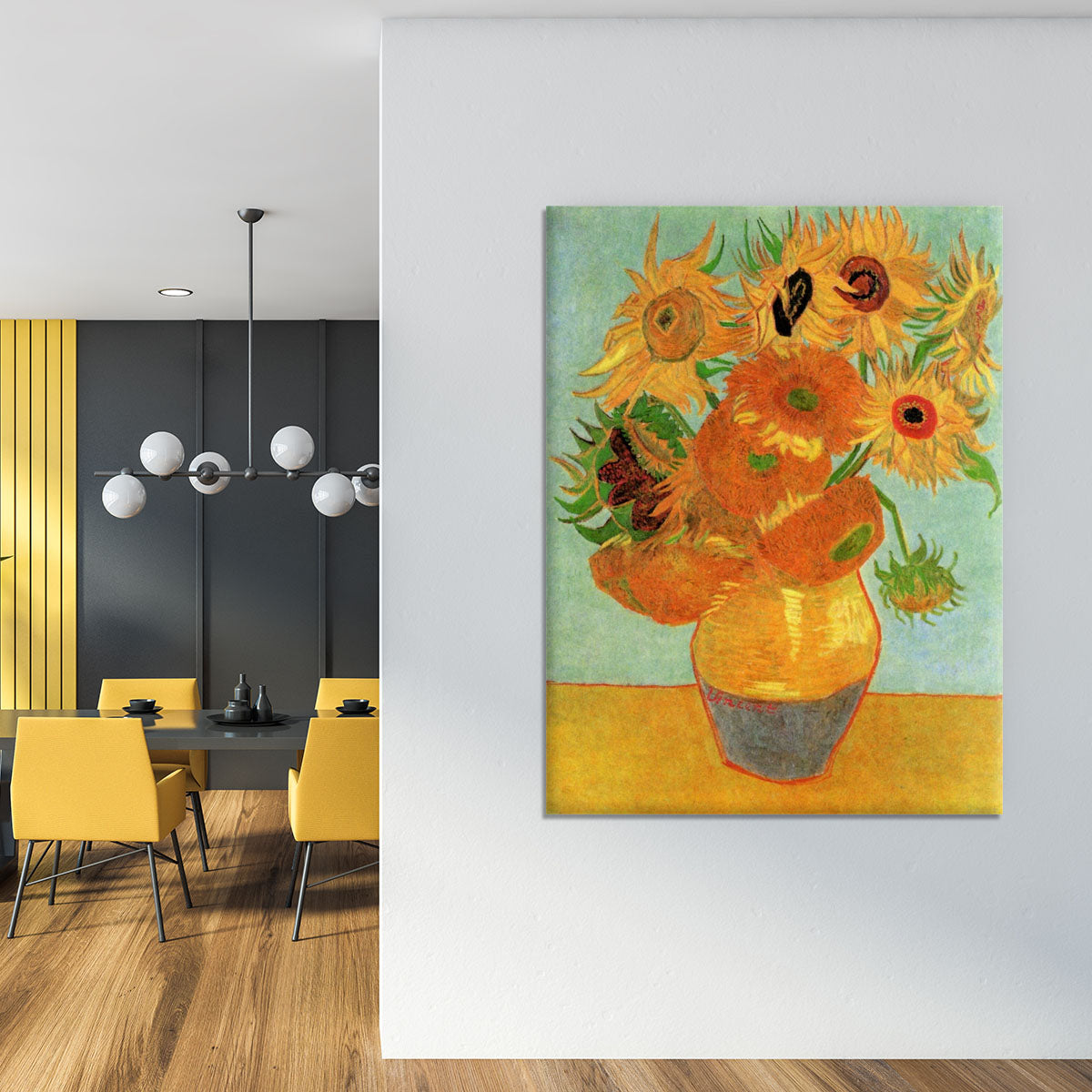 Still Life Vase with Twelve Sunflowers by Van Gogh Canvas Print or Poster - Canvas Art Rocks - 4
