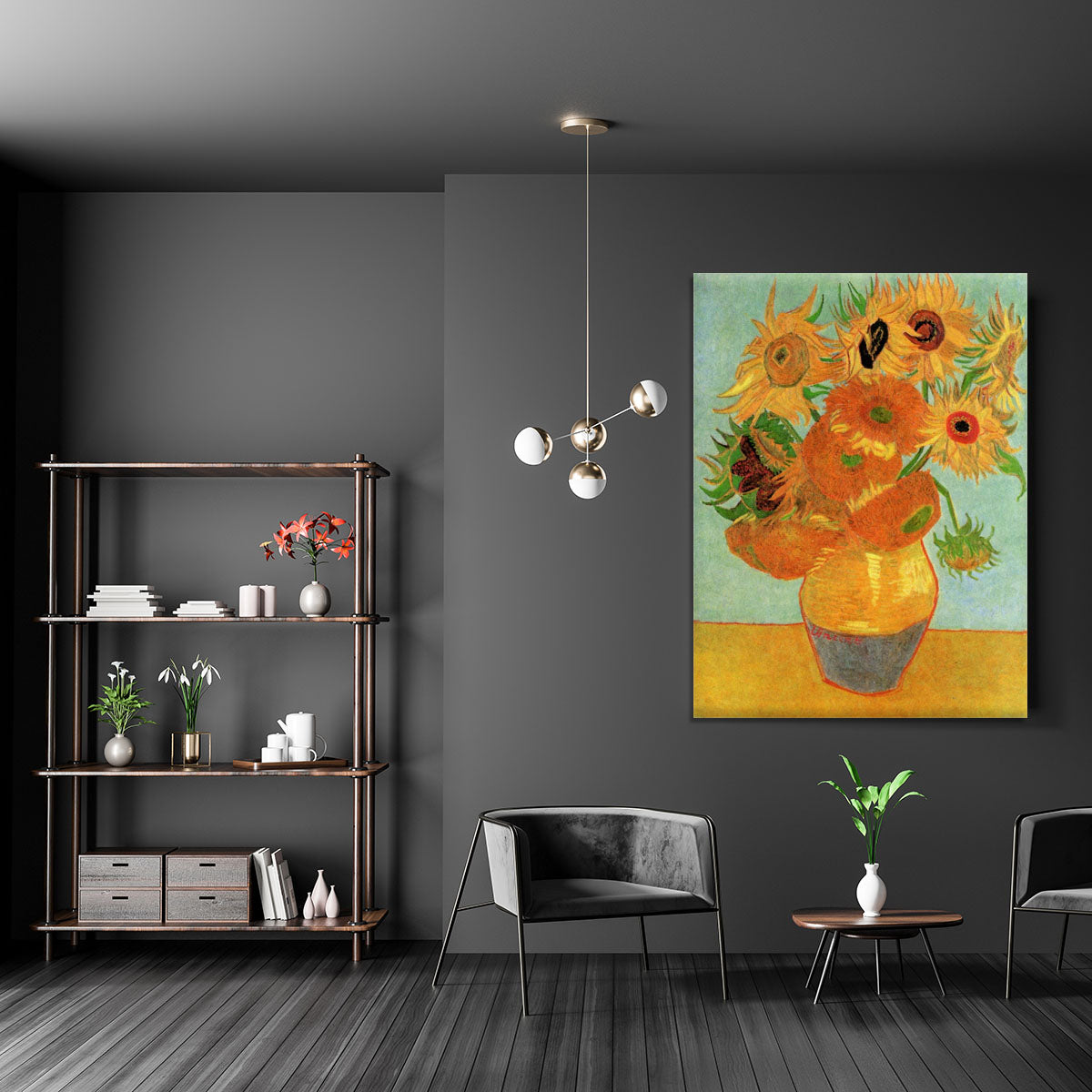 Still Life Vase with Twelve Sunflowers by Van Gogh Canvas Print or Poster - Canvas Art Rocks - 5