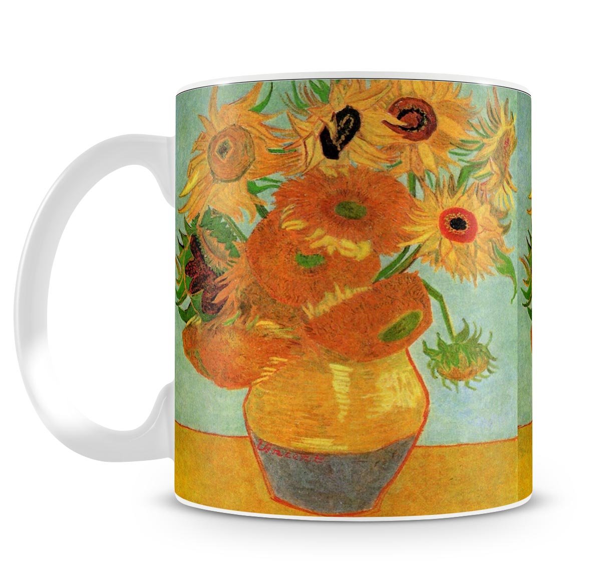 Still Life Vase with Twelve Sunflowers by Van Gogh Mug - Canvas Art Rocks - 4