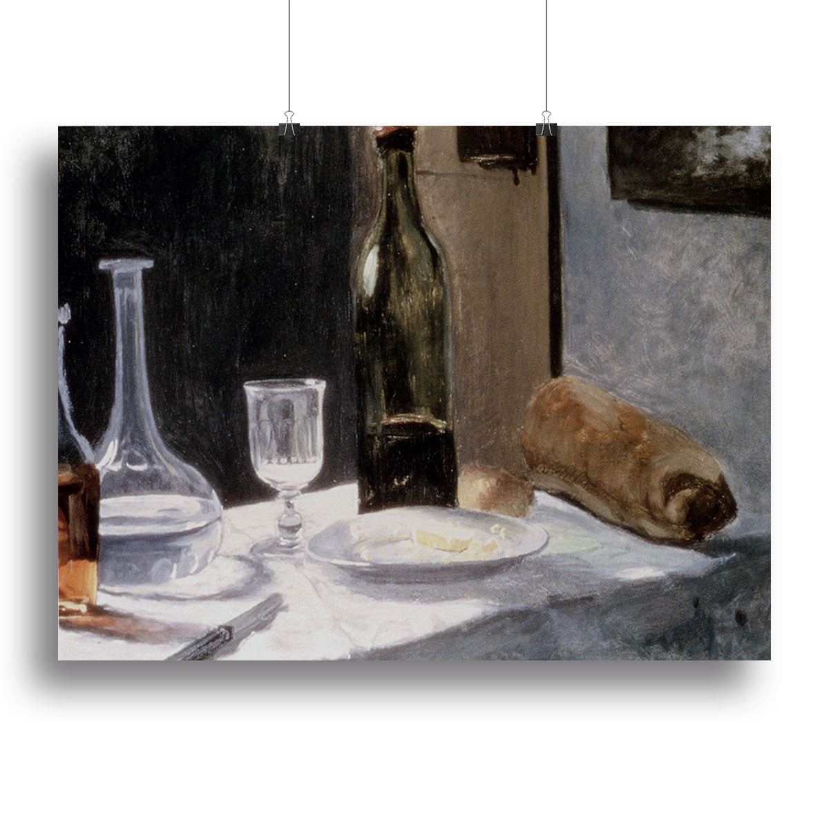 Still Life With Bottles by Monet Canvas Print or Poster - Canvas Art Rocks - 2