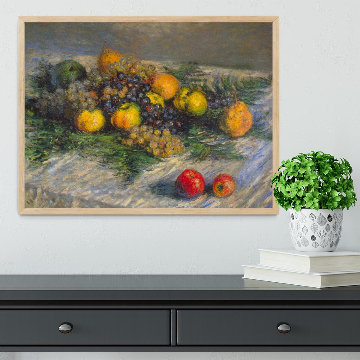 Still Life by Monet Framed Print - Canvas Art Rocks - 4