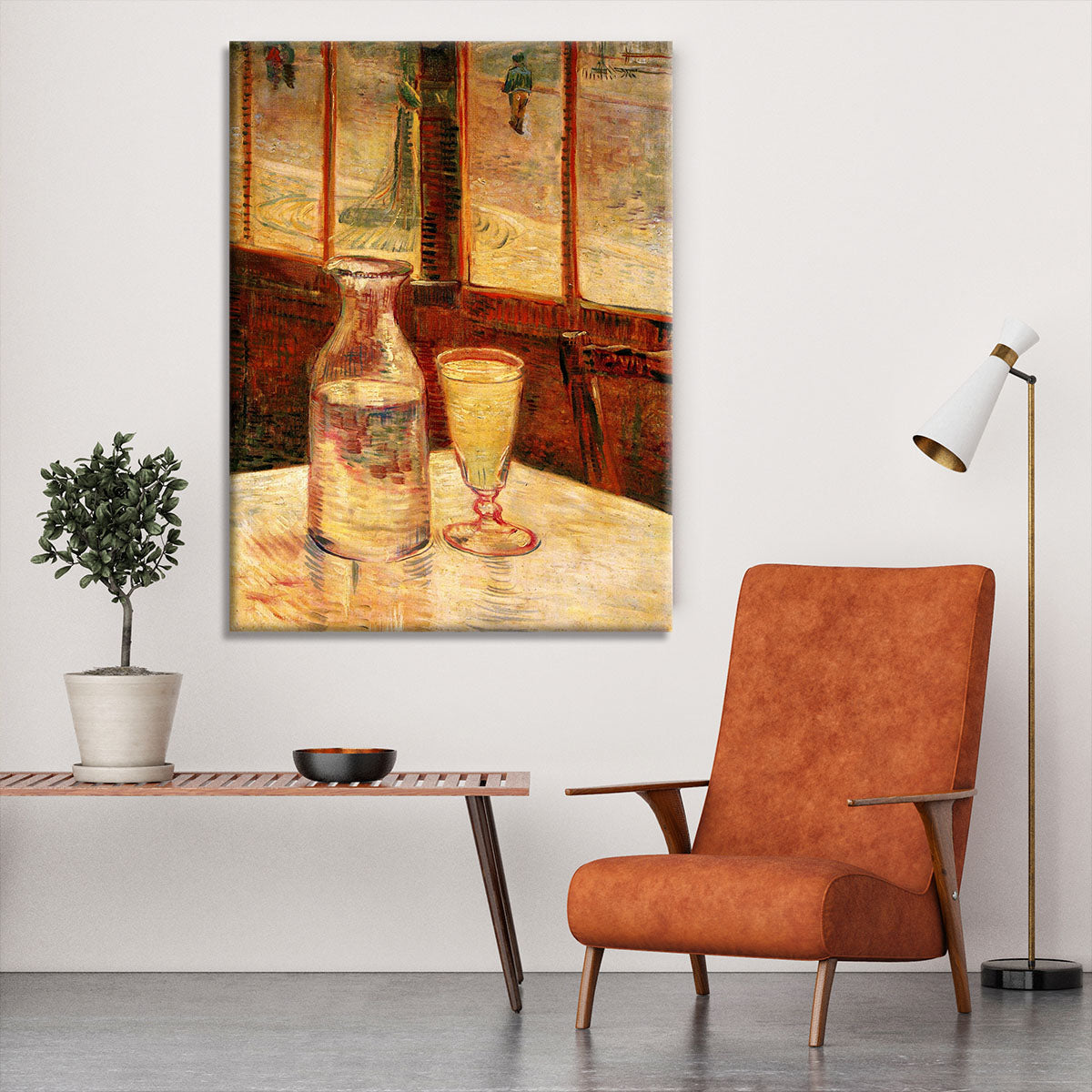 Still Life with Absinthe by Van Gogh Canvas Print or Poster - Canvas Art Rocks - 6