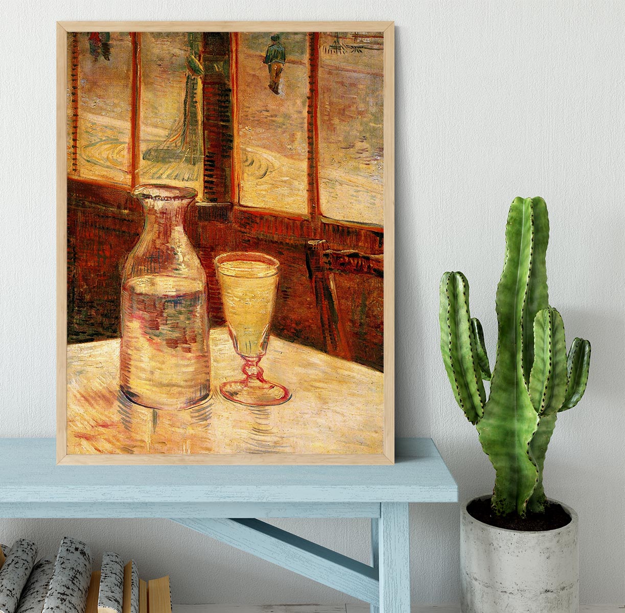 Still Life with Absinthe by Van Gogh Framed Print - Canvas Art Rocks - 4