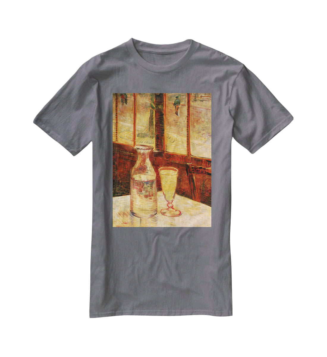Still Life with Absinthe by Van Gogh T-Shirt - Canvas Art Rocks - 3