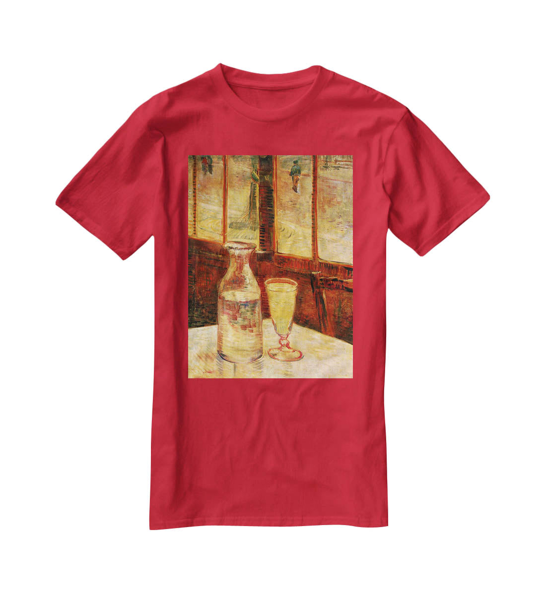Still Life with Absinthe by Van Gogh T-Shirt - Canvas Art Rocks - 4