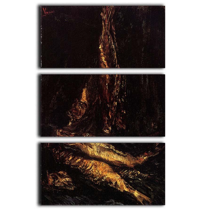 Still Life with Bloaters 2 by Van Gogh 3 Split Panel Canvas Print - Canvas Art Rocks - 1