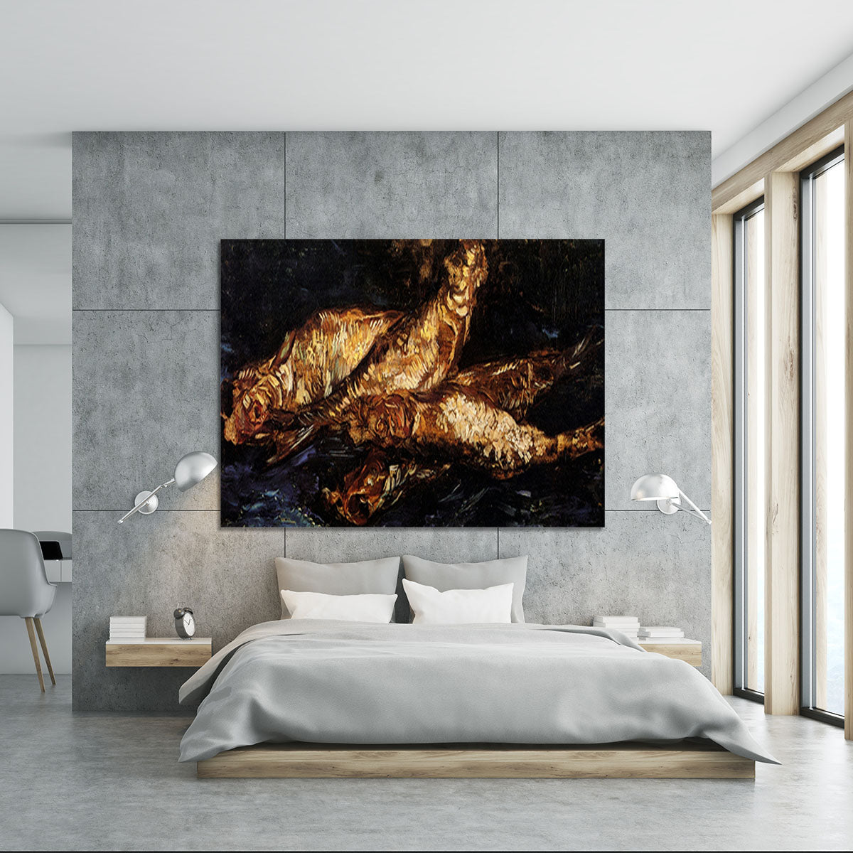 Still Life with Bloaters by Van Gogh Canvas Print or Poster - Canvas Art Rocks - 5