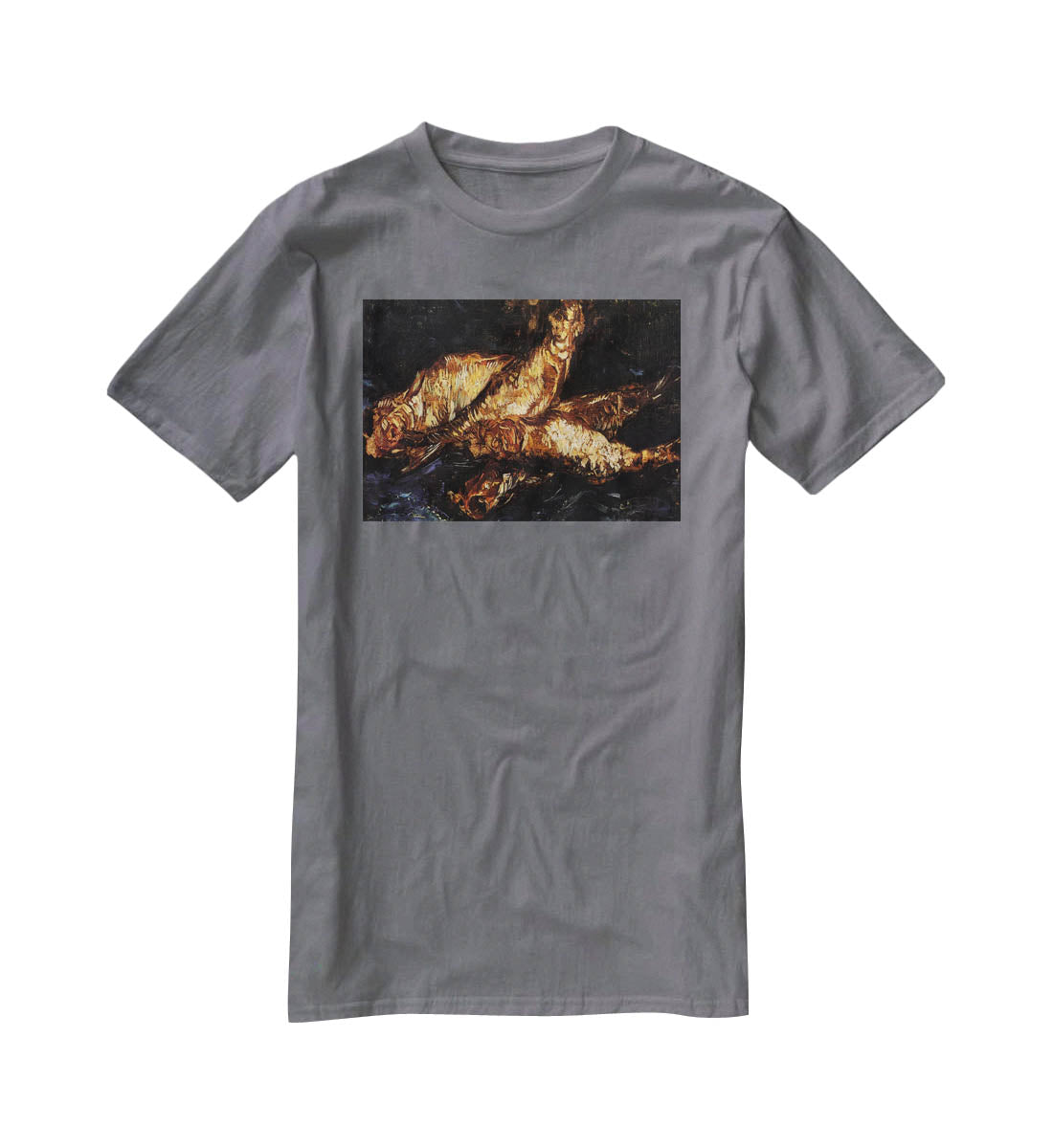 Still Life with Bloaters by Van Gogh T-Shirt - Canvas Art Rocks - 3