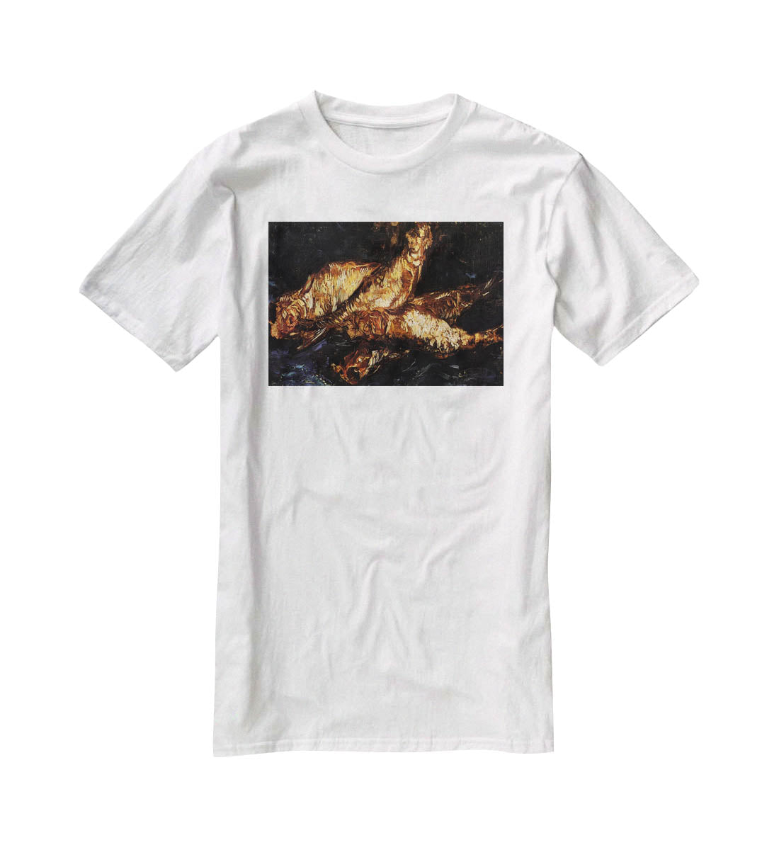 Still Life with Bloaters by Van Gogh T-Shirt - Canvas Art Rocks - 5