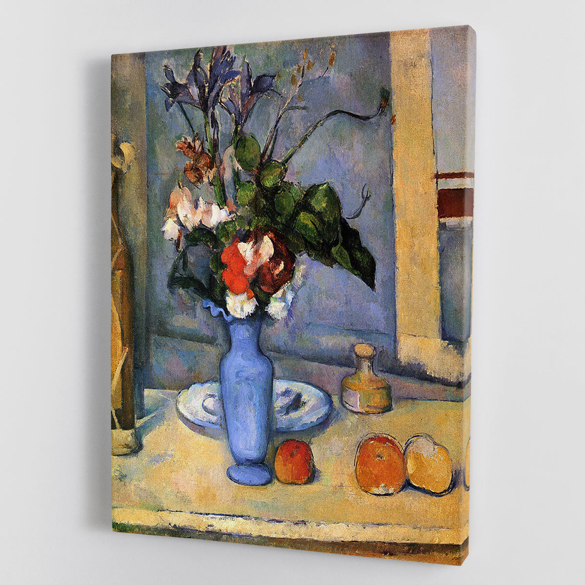 Still Life with Blue vase by Cezanne Canvas Print or Poster - Canvas Art Rocks - 1